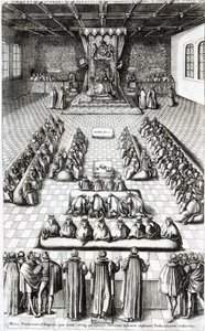 Queen Elizabeth I in Parliament by English School